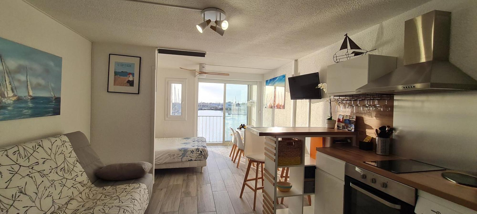 Appartement Vue Exceptionnelle Sur La Mer, Piscine, Parking Prive - Sur L'Ile Des Pecheurs Agde Extérieur photo